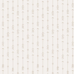 3135-44 Cream || The Mountains are Calling (Sold By 1/2 Meter)