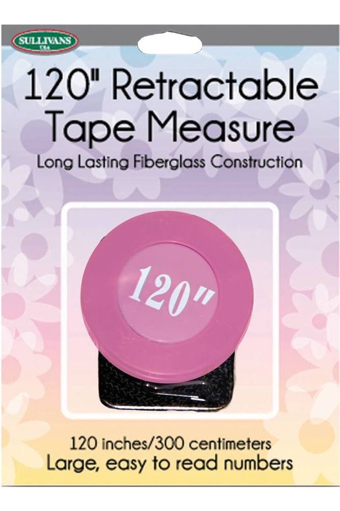 120 inches Retractable Tape Measure, Sassy Notions