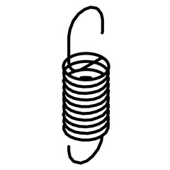 Knee Lifter Spring, Juki #40053427