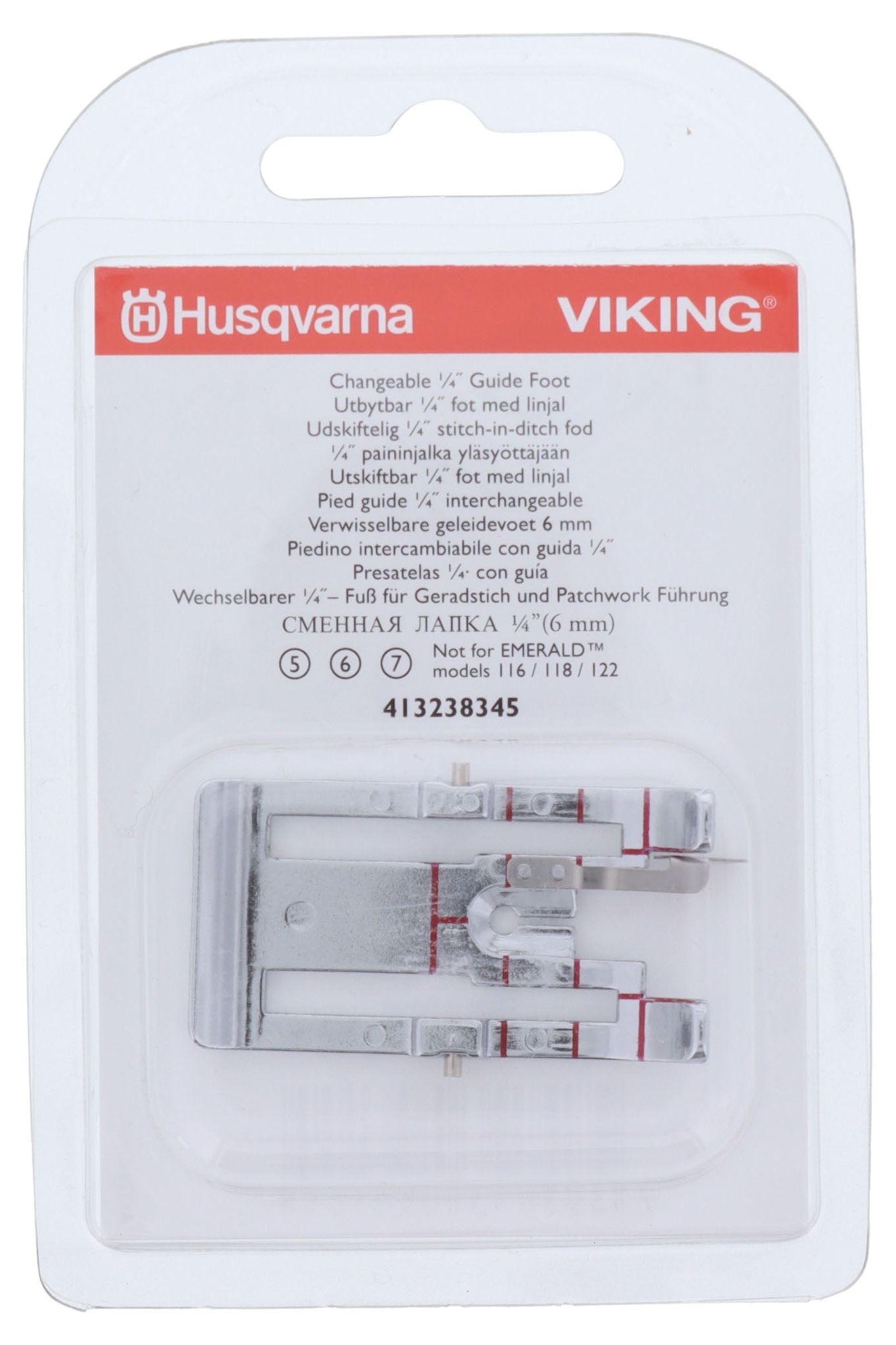 1/4" Guide Foot For Walking Foot , Viking #4132383-45