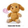 Bucilla Amigurumi Kit 5in Dion the Dog