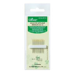 Gold Eye Applique Needles (No. 12)