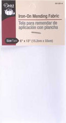 Dritz Iron on Mending Fabric 6in x 13in White