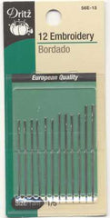 Dritz Embroidery Needles Sizes 1/5 12 ct