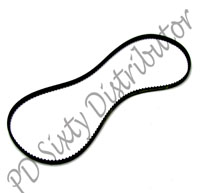 Cogged Belt, White #6791