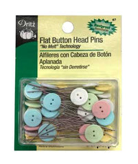 Dritz Button Flat Head Pin Size 24 - 1 1/2in 50ct
