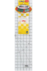 Olfa 1071819 QR-6x12 6-Inch by 12-Inch Frosted Advantage Acrylic Ruler