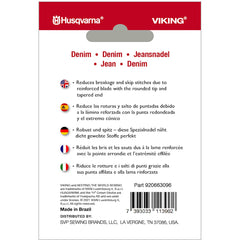 HUSQVARNA® VIKING® Denim Needles Assorted Sizes 5-pack