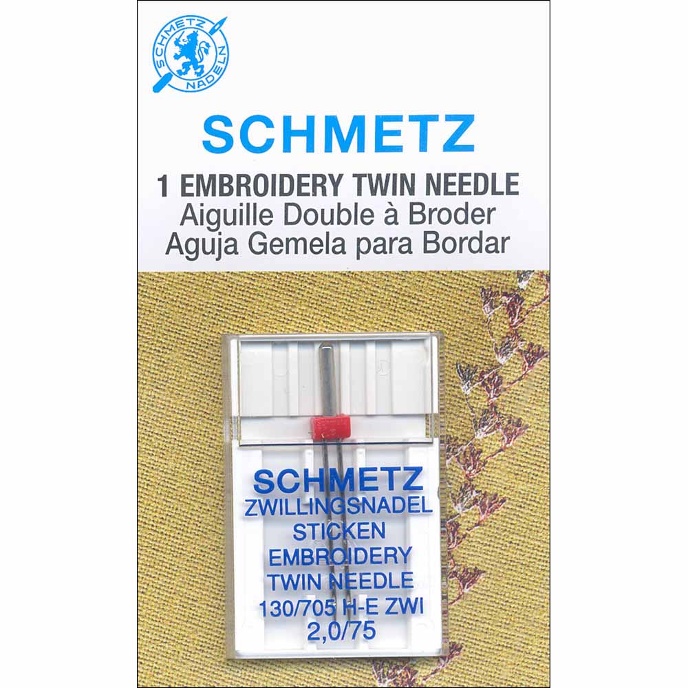 SCHMETZ Embroidery Twin Needles