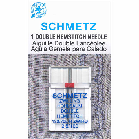 SCHMETZ Hemstitch Double Needles
