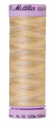 Mettler Silk-Finish 50wt Variegated Cotton Thread 109yd/100M Pearl Tones