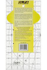 Olfa 1071819 QR-6x12 6-Inch by 12-Inch Frosted Advantage Acrylic Ruler