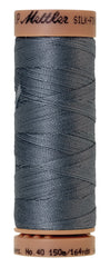 Mettler  Silk-Finish 40wt Solid Cotton Thread 150M Flint Stone