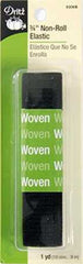 Dritz Black Non-Roll Elastic 3/4in x 1yd
