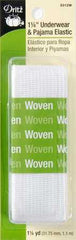 Dritz White Underwear & Pajama Elastic 1-1/4in x 1-1/4yd