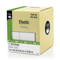 Dritz White Knit Elastic 1in x 25yds