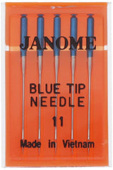 Janome Blue Tip Needles, Size 11, 5pk, #990311000