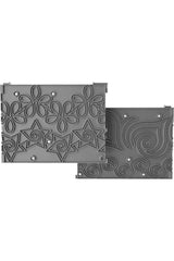 Plastic Pattern Perfect Stars and Flowers 10pc Set