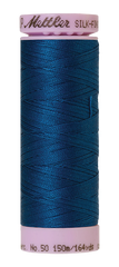 Mettler Silk-finish 50wt Solid Cotton Thread 164yd/150m Colonial Blue