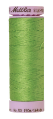 Mettler Silk-finish 50wt Solid Cotton Thread 164yd/150m Bright Mint