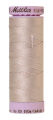 Mettler Silk-finish 50wt Solid Cotton Thread 164yd/150m Cloud Gray