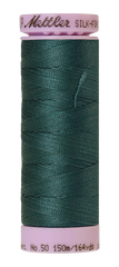 Mettler Silk-finish 50wt Solid Cotton Thread 164yd/150m Shaded Spruce