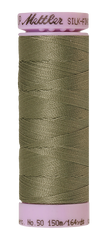 Mettler Silk-finish 50wt Solid Cotton Thread 164yd/150m Sage