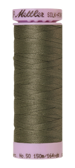 Mettler Silk-finish 50wt Solid Cotton Thread 164yd/150m Olivine