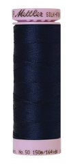 Mettler Silk-finish 50wt Solid Cotton Thread 164yd/150m Navy