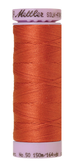 Mettler Silk-finish 50wt Solid Cotton Thread 164yd/150m Reddish Ocher
