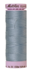 Mettler Silk-finish 50wt Solid Cotton Thread 164yd/150m Blue Speedwell
