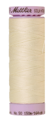 Mettler Silk-finish 50wt Solid Cotton Thread 164yd/150m Antique White