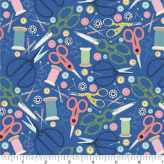 Phoebe Fabrics Color Stitch-Secret Stash ✂️ (Sold By 1/2 Meter)