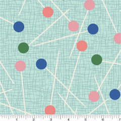 Phoebe Fabrics Color Stitch- Pin Prick (Sold By 1/2 Meter)