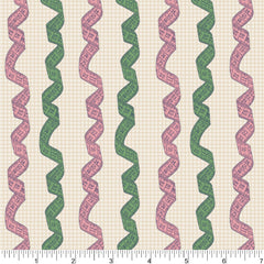 Phoebe Fabrics Color Stitch-Measure Twice (Sold By 1/2 Meter)
