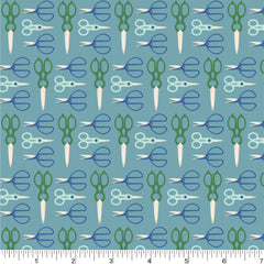 Phoebe Fabrics Color Stitch-Straight Cut (Sold By 1/2 Meter)