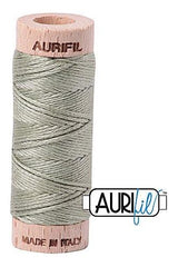 Aurifil Mako Cotton 6-Strand Floss 16 m 18 yd. spool - 2902 Light Laurel Green