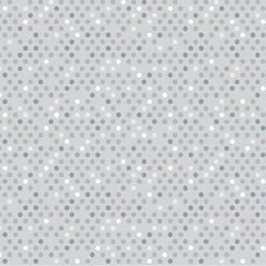 BENARTEX - Dazzle Dots 2 by Christa Watson - Confetti Drop - Grey (Sold By 1/2 Meter)