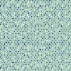 BENARTEX - Dazzle Dots 2 by Christa Watson - Confetti Drop - Mint (Sold By 1/2 Meter)