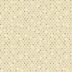 BENARTEX - Dazzle Dots 2 by Christa Watson - Confetti Drop - Tan (Sold By 1/2 Meter)