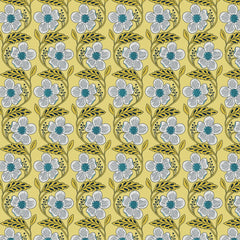 BENARTEX - Blooming Color 2 by Wolff Paper - Dora - Yellow (Sold By 1/2 Meter)