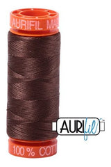 Aurifil Mako 50wt Cotton 200 m 220 yd. spool - 1285 Medium Bark