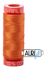 Aurifil Mako 50wt Cotton 200 m 220 yd. spool - 2150 Pumpkin