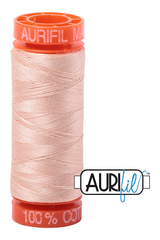 Aurifil Mako 50wt Cotton 200 m 220 yd. spool - 2205 Apricot