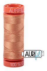 Aurifil Mako 50wt Cotton 200 m 220 yd. spool - 2210 Caramel