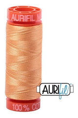 Aurifil Mako 50wt Cotton 200 m 220 yd. spool - 2214 Golden Honey