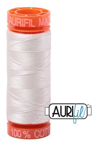 Aurifil Mako 50wt Cotton 200 m 220 yd. spool - 2311 Muslin