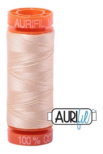 Aurifil Mako 50wt Cotton 200 m 220 yd. spool - 2315 Shell