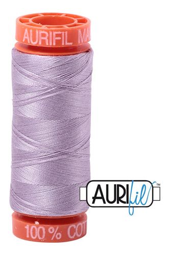 Aurifil Mako 50wt Cotton 200 m 220 yd. spool - 2562 Lilac