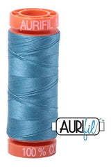 Aurifil Mako 50wt Cotton 200 m 220 yd. spool - 2815 Teal
